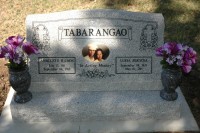 Slant Monuments Tabarangao Family Installed (9-19-15)